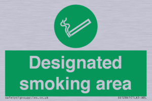 Designated smoking area
